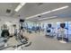 Community gym equipped with a variety of fitness machines and free weights at 205 E Harmon Ave # 306, Las Vegas, NV 89169