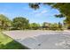 Community basketball court featuring a full court, basketball hoop, and surrounding landscaping at 2316 Prometheus Ct, Henderson, NV 89074