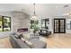 Inviting living room with modern fireplace and comfortable seating at 2316 Prometheus Ct, Henderson, NV 89074