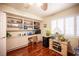 Bright office space with custom built-ins and hardwood floors at 2737 Tumble Brook Dr, Las Vegas, NV 89134