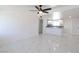 Bright living room featuring an open floor plan and marble flooring at 3115 Wright Ave, North Las Vegas, NV 89030