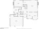 Detailed floor plan showcasing the layout of the home at 3382 Montessouri, Las Vegas, NV 89117