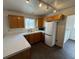 Functional kitchen featuring a bright window over the sink, and modern appliances at 3429 Back Country Dr, North Las Vegas, NV 89031