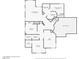 Detailed floor plan of the second story of the house, showing the layout of rooms and dimensions at 3749 Climbing Rose St, Las Vegas, NV 89147