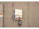 Close-up of the solar panel system inverter with rapid shutdown switch at 415 Carsin Wayne Ct, North Las Vegas, NV 89031