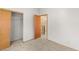 Bedroom featuring carpeted floors, neutral walls, and a sliding door closet at 4197 Tolkien Ave, Las Vegas, NV 89115
