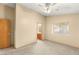 A bedroom reveals an ensuite bathroom, offering privacy and convenience at 4197 Tolkien Ave, Las Vegas, NV 89115