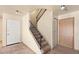 Entryway features a staircase leading to the second floor and a doorway at 4197 Tolkien Ave, Las Vegas, NV 89115