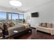 Modern bedroom with city views, king bed, and stylish furnishings at 4471 Dean Martin Dr # 4308, Las Vegas, NV 89103