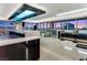 Gourmet kitchen with island, sleek appliances, and stunning city views at 4471 Dean Martin Dr # 4308, Las Vegas, NV 89103
