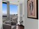 Relaxing nook with city views, gray chair and natural light at 4471 Dean Martin Dr # 4308, Las Vegas, NV 89103