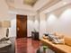 Comfortable living room boasts a cozy sofa, stylish decor, and rich hardwood floors at 4471 Dean Martin Dr # 4308, Las Vegas, NV 89103