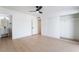 Bedroom features fresh light floors, access to the bath, and ample closet storage at 5069 Hallet Dr, Las Vegas, NV 89122