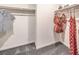 Spacious walk-in closet with ample shelving and storage space for clothing and accessories at 5722 Sunset Sedona St # Lot 7, North Las Vegas, NV 89081