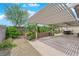 Outdoor patio and pergola creates a private backyard paradise at 6781 Alpine Brooks Ave, Las Vegas, NV 89130
