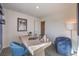 Modern office with a large desk, calming natural light, and comfortable seating at 7915 Pandora Sky St # 402, Las Vegas, NV 89084