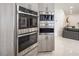 Kitchen with stainless steel double ovens at 8000 Clock Tower Ct Ct, Las Vegas, NV 89117