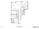 First floor plan featuring a kitchen, living room, dining room, three bedrooms, and an office at 8811 Pauley Hills St, Las Vegas, NV 89131