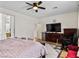 Large main bedroom with a view into the main bath at 8811 Pauley Hills St, Las Vegas, NV 89131