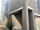 Exterior of the home featuring stucco and covered porch at 9535 Leaping Lizard St, Las Vegas, NV 89178