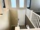View of the front door from the top of the stairs at 9535 Leaping Lizard St, Las Vegas, NV 89178