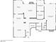 Detailed floor plan illustrating the layout of the home's first floor at 9709 Terrace Green Ave, Las Vegas, NV 89117