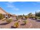 Desert landscaped backyard featuring a patio area perfect for outdoor entertaining at 10921 Grand Haven Ave, Las Vegas, NV 89134