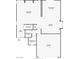 Detailed floor plan showcasing the layout of the first floor, including living spaces and garage at 1131 Sax Fifth Ave, Henderson, NV 89052