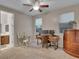 Bedroom featuring work space with desk and view into en-suite bathroom at 12249 Catanzaro Ave, Las Vegas, NV 89138