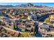 Picturesque community view with homes nestled against a backdrop of scenic mountains at 12249 Catanzaro Ave, Las Vegas, NV 89138