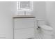 Bathroom with a modern sink, vanity, and toilet at 1225 S 15Th St, Las Vegas, NV 89104