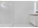 Modern bathroom showcasing a tiled shower, vanity, and contemporary design at 1225 S 15Th St, Las Vegas, NV 89104
