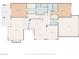 Detailed floor plan showcasing the layout of the Primary bedroom, kitchen, living room, and other rooms in the house at 2037 Summer Blossom Ct # 101, Las Vegas, NV 89134