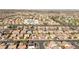Wide aerial shot showcases the property at 235 Desert Arroyo Ct. within a well-populated neighborhood at 235 Desert Arroyo Ct, Henderson, NV 89012