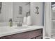 Bathroom with clean sink and decorative elements at 235 Desert Arroyo Ct, Henderson, NV 89012