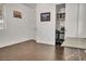 Clean bedroom area with a closet and wall art at 235 Desert Arroyo Ct, Henderson, NV 89012