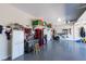Garage with epoxy floor and custom workshop at 2719 Canvas Sky St, Henderson, NV 89044