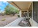 Spacious covered patio overlooking a desert-landscaped backyard at 2969 Sumter Valley Cir, Henderson, NV 89052