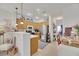 Open kitchen featuring tile flooring, stainless steel appliances, and bright cabinets at 2969 Sumter Valley Cir, Henderson, NV 89052