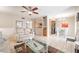 Bright living room with tile floors, contemporary furnishings, and an open layout at 4097 Nook Way # A, Las Vegas, NV 89103