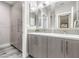 Sleek bathroom with double vanity, modern cabinets, and stylish fixtures at 5 Clear Crossing Trl, Henderson, NV 89052