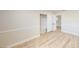 An airy bedroom featuring a closet, light flooring, and sleek molding for a clean, modern aesthetic at 5 Red Fawn Ct, Henderson, NV 89074