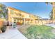 Home boasts a spacious backyard with patio at 5031 Naff Ridge Dr, Las Vegas, NV 89131