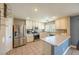 Well-equipped kitchen featuring stainless steel appliances and ample counter space at 5031 Naff Ridge Dr, Las Vegas, NV 89131
