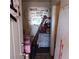 Small cluttered closet with painted inspirational message on wall at 5324 Del Monte Ave, Las Vegas, NV 89146