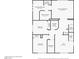Detailed floor plan of second floor with bedrooms, bathrooms, loft, laundry room, and walk-in closet with dimensions at 5340 Kennedy Hill Ave, Las Vegas, NV 89139