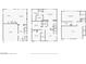 Detailed floor plan showcasing the layout of the home's first and second floors with labeled rooms and dimensions at 5340 Kennedy Hill Ave, Las Vegas, NV 89139
