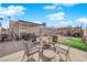 Large backyard with open patio and seating area at 5530 Berchmans Ave, Las Vegas, NV 89122