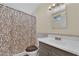 Well-maintained bathroom with vanity, modern fixtures, shower-tub combo with neutral decor at 5530 Berchmans Ave, Las Vegas, NV 89122