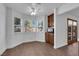 Breakfast nook with built-in cabinets and bright natural light from surrounding windows at 6150 W Brooks Ave, Las Vegas, NV 89108